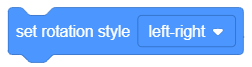 set rotation style block