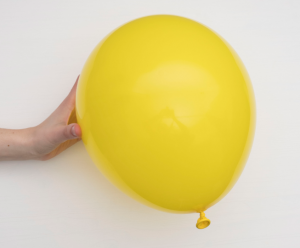 Steps of litting up the fire during balloon activity